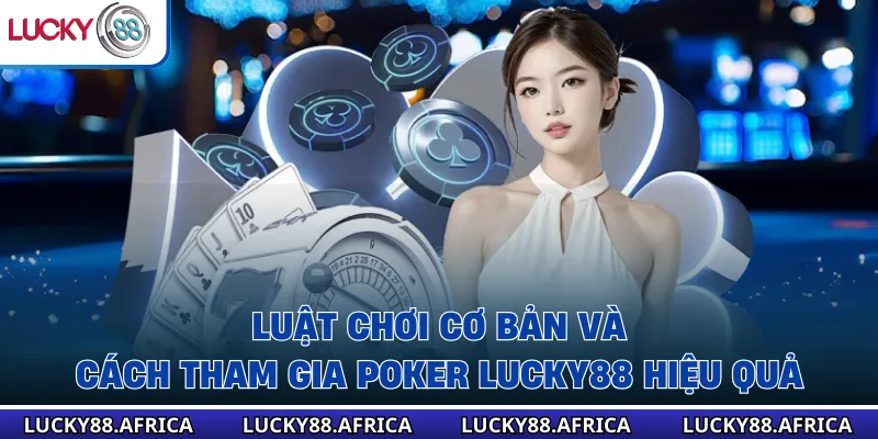Luật chơi cơ bản và cách tham gia poker lucky88 hiệu quả