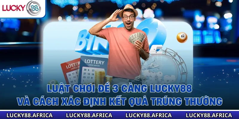 Luật chơi đề 3 càng lucky88 và cách xác định kết quả trúng thưởng